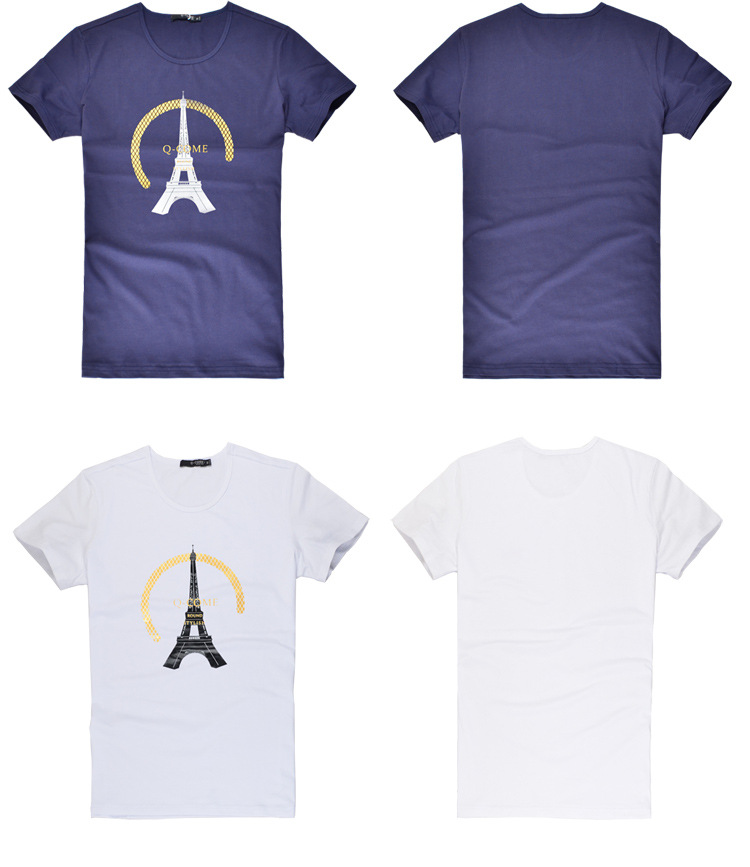 韩版2014新款夏装男士袖纯棉t恤批发 娇子品牌男装一件代发