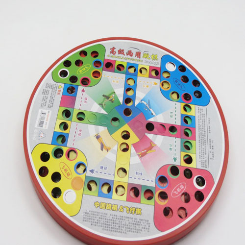 益智玩具玻璃珠跳棋/两用跳棋/.