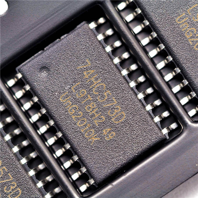 贴片 宽体7.2mm 74hc573d 8位三态输出d型锁存器sop-20 现货 图片_高