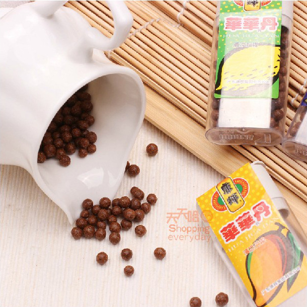 80后怀旧零食 童年记忆 老鼠屎 康辉华华丹 4盒装 4种口味 华华丹