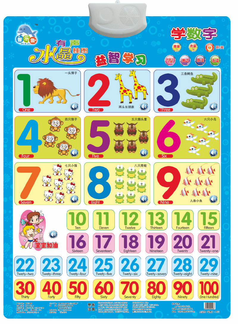 厂家直供 益智早教挂图 儿童发音水晶有声挂图 11款任选 品质保证