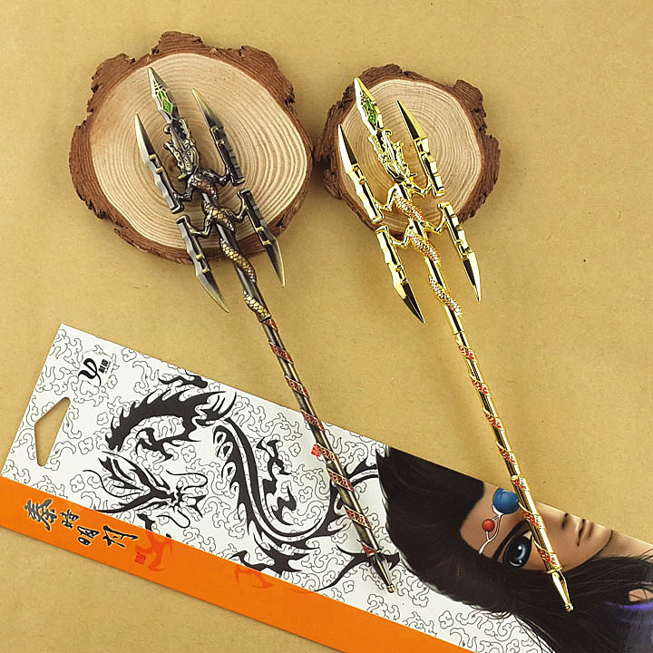 动漫周边 秦时明月兵器武器 大号霸王枪 挂件批发模型玩具