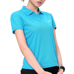 金莱克专柜正品2013夏季女款翻领短袖t恤 运动衣休闲透气22201178