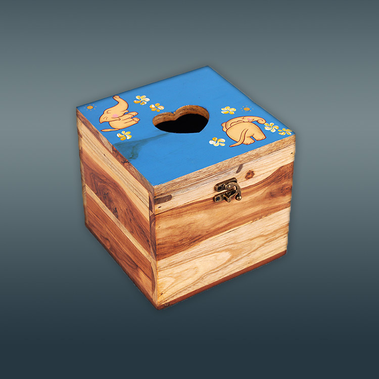 泰国进口工艺品方形装饰纸巾盒 抽纸盒 结婚礼物乔迁礼品