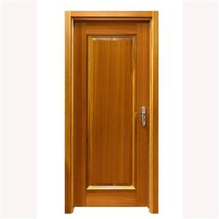 长沙恒金盟门厂定制金丝柚木门原木门