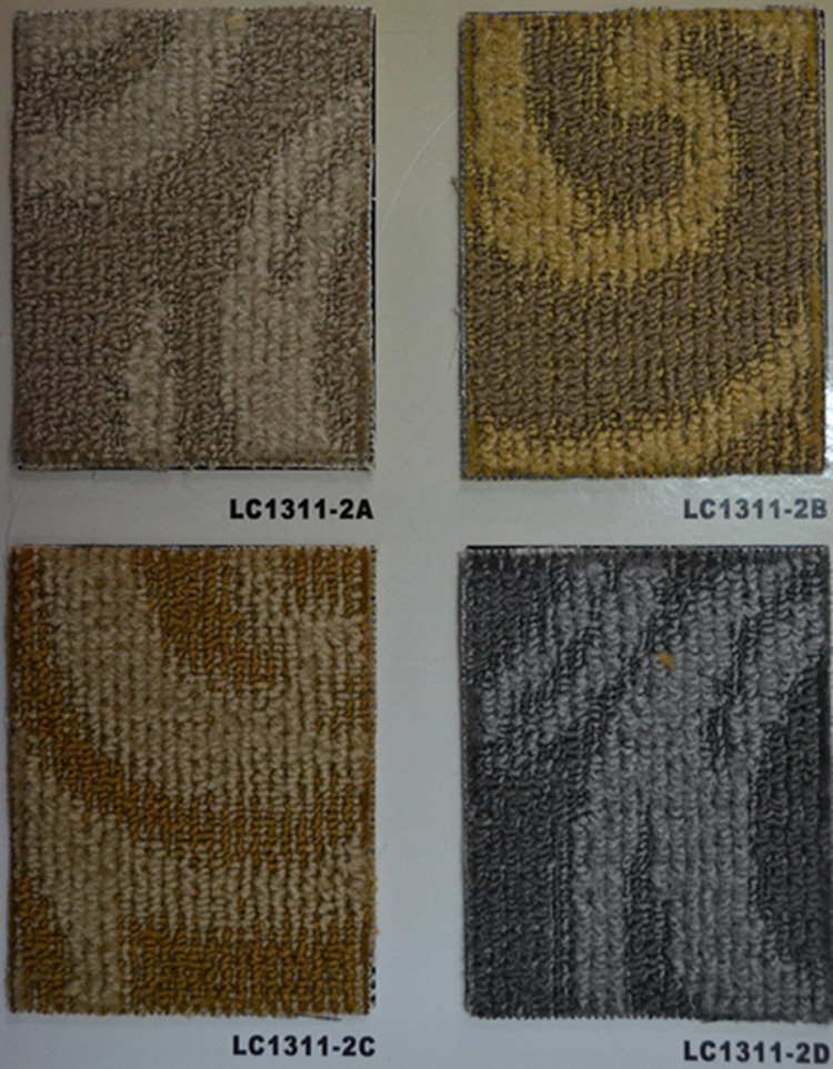 lc糸列圈绒提花满铺地毯 艳旗厂家直销 办公室 工程 宾馆 地毯色卡