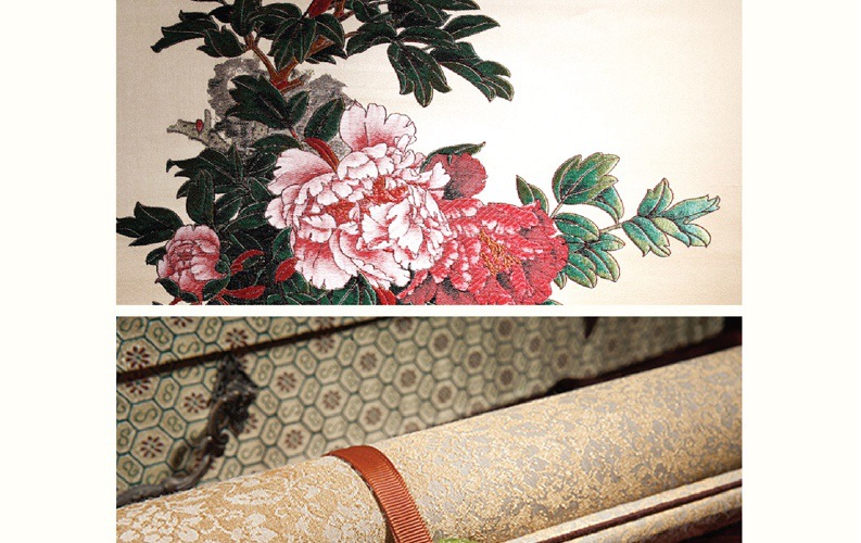 立体织锦版《牡丹》