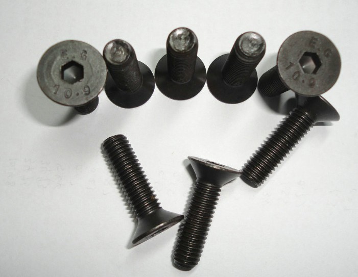 供应 美制 内六角沉头螺栓 碳钢 氧化 发黑