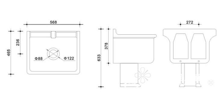 箭牌拖布池am7702 拖把池 地拖盆 卫生清洁用品 支持专柜验货