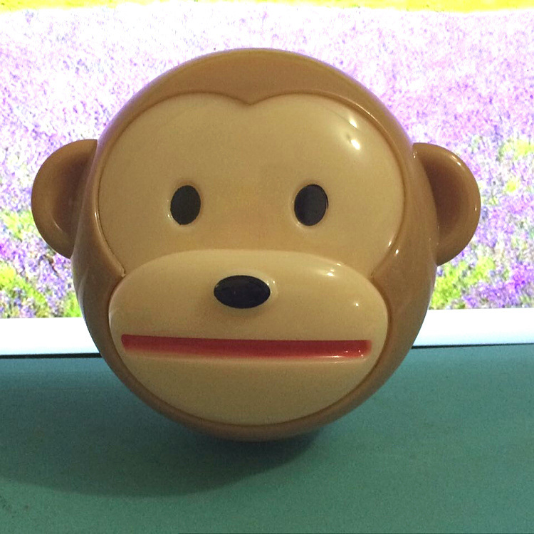 浙江金华新款 039动物头型隐形眼镜盒 大嘴猴伴侣盒 护理盒批发价格