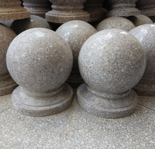 厂家直销 花岗岩 围墙球 挡车球 石球 圆球 惠安 石雕 工艺品