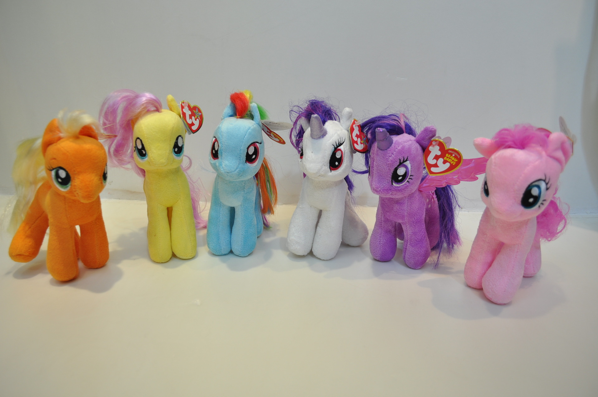 美国卡通my little pony小马宝莉彩虹马 我的小马驹毛绒公仔