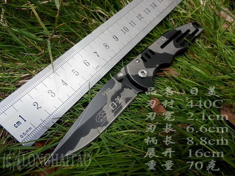 新款日美迷彩折刀 折叠刀 瑞士军刀 户外野营 便携刀 迷你小刀