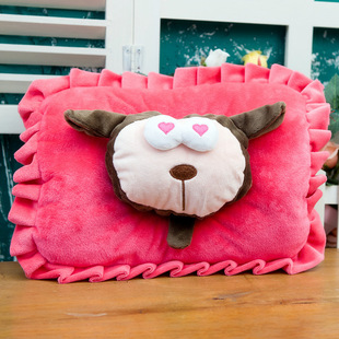 厂家直销 西可爱动物双插手可拆洗热水袋毛绒电暖袋