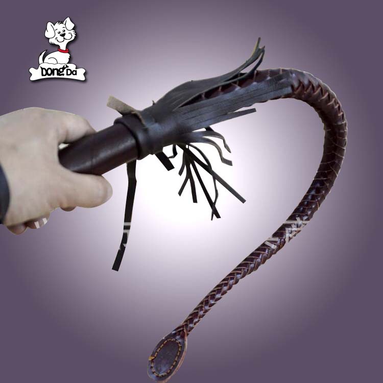 批发正品牛皮马鞭 工艺手工编织皮鞭 真皮马鞭图片_3