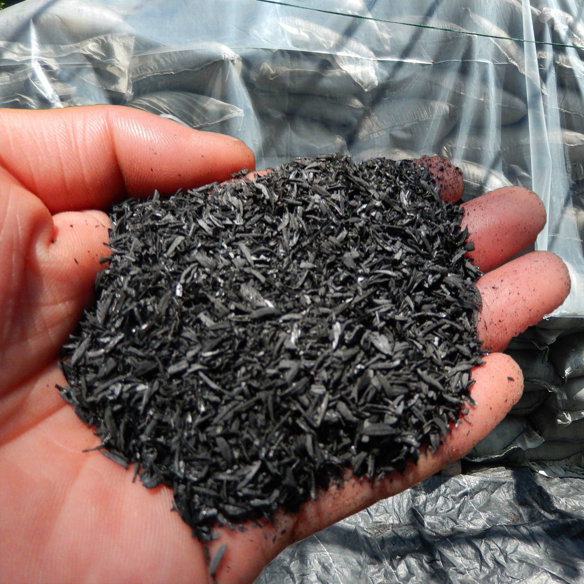 出口朝日 稻壳炭 改良土壤 钾肥调ph 熏炭多肉介质 14升