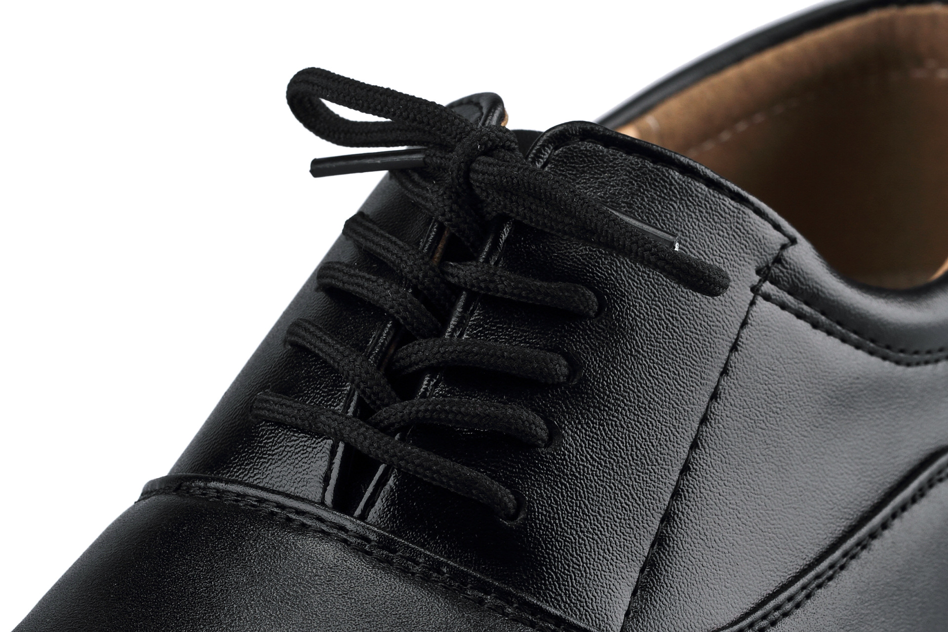 正品07a校尉常服军官三接头士官皮鞋男士商务正装真皮皮鞋