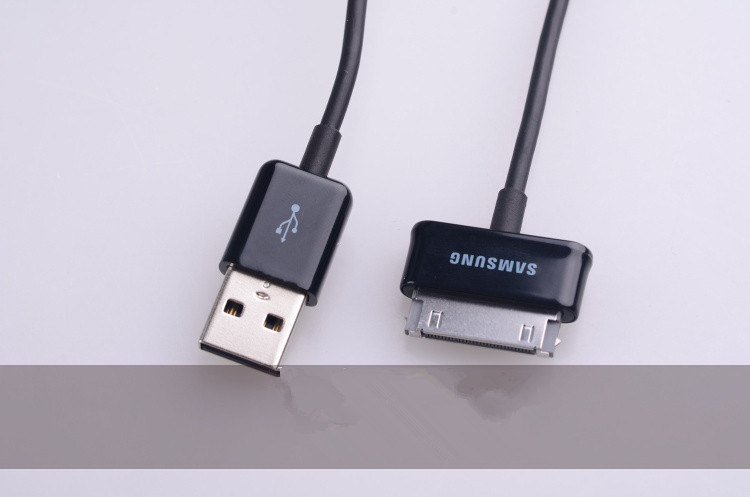 厂家直销 三星平板galaxy tab p1000 p1010 1米充电数据线 19芯线