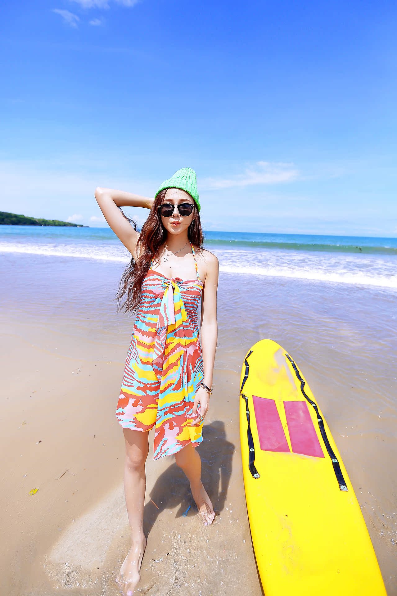 金格尔比基尼泳衣 大胸小胸钢托聚拢 遮肚显瘦三件套温泉泳装1427