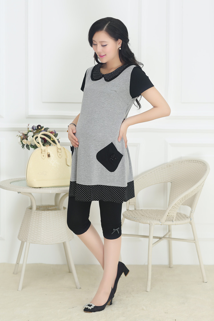 2014韩版时尚孕妇装夏装 孕妇打底裤 七分孕妇裤 夏季孕妇裤子