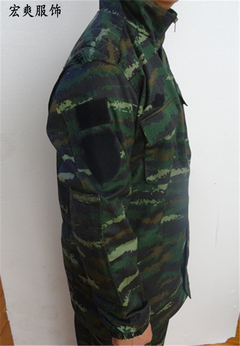 厂家直销新款虎斑特战服豹纹迷彩冬作训服 特战特种兵迷彩服