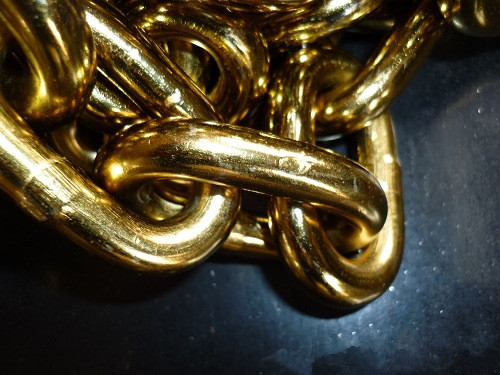 经销供应 8字镀金铁链装饰链条 2mm服装装饰链条图片_53