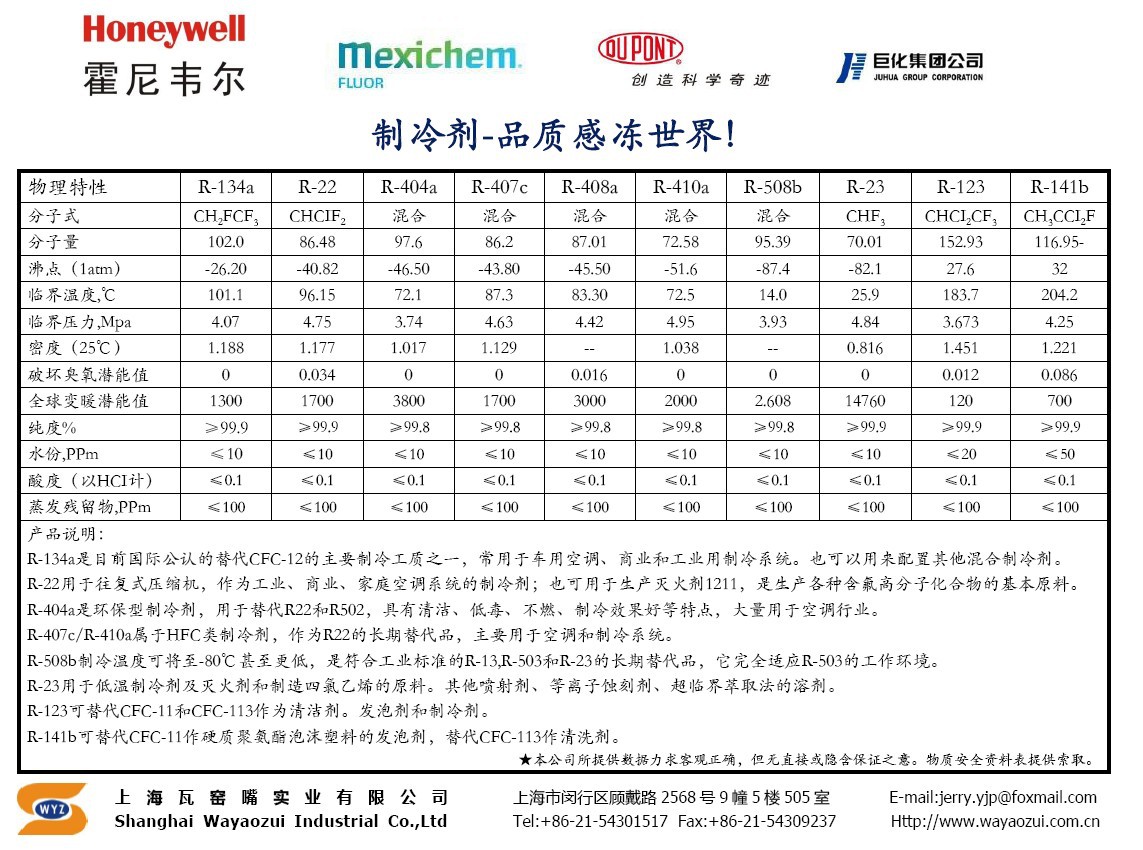 r23超低温制冷剂