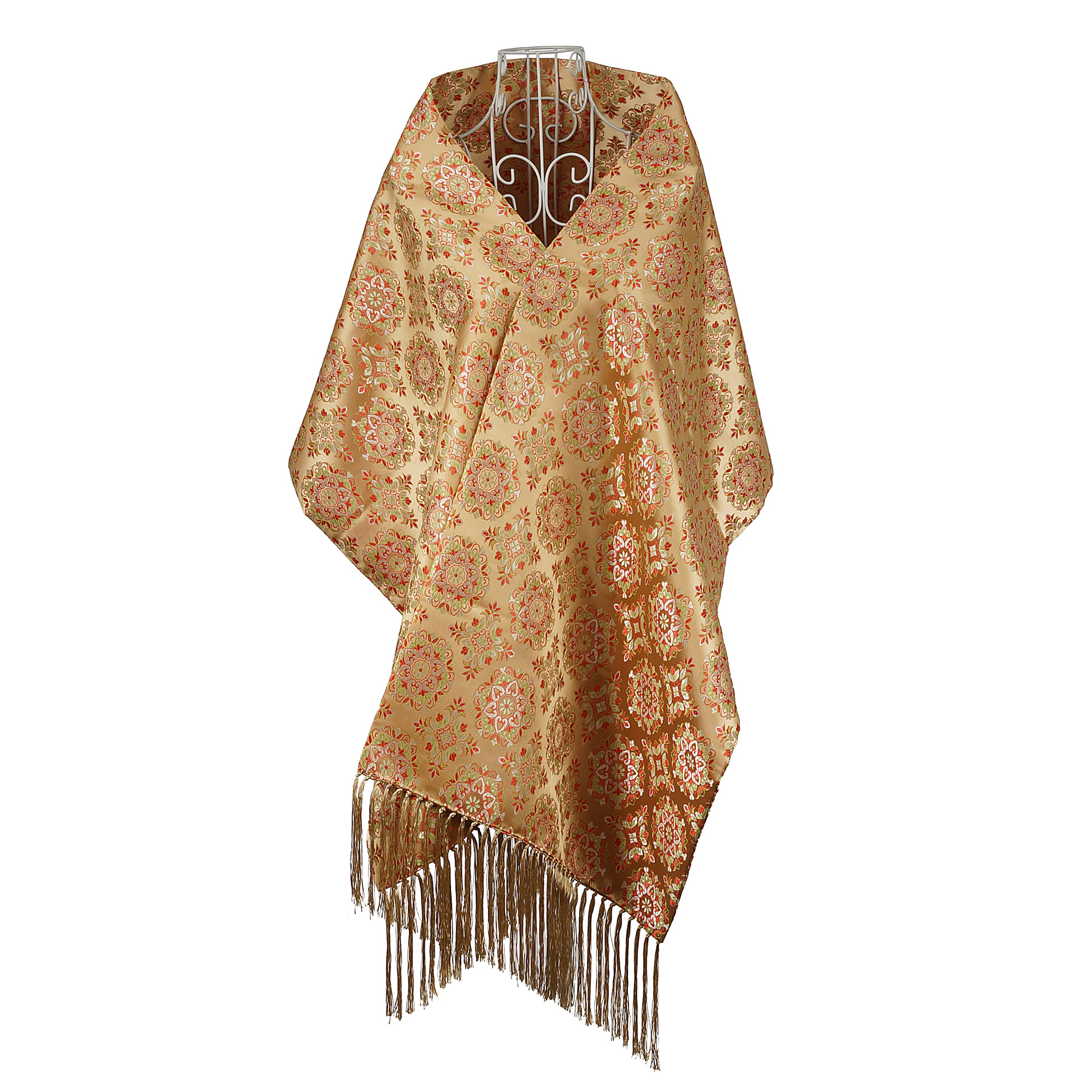 九五御帛供应古典中国云锦真丝披肩 南京特色云锦披肩 文化礼品