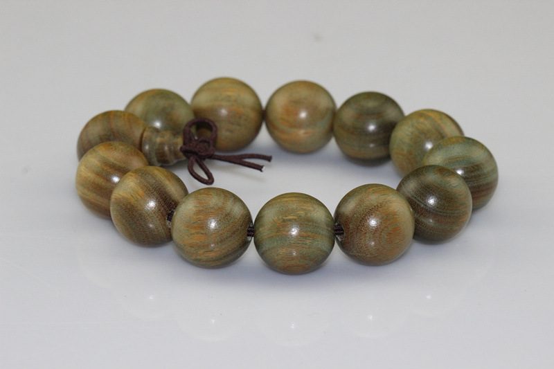 长期供应天然美洲绿檀佛珠手串 手链念珠 带清香 男女款佛珠