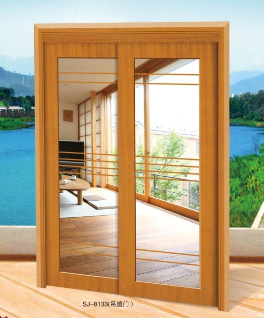 吊趟门 实木复合门 双开门 烤漆门