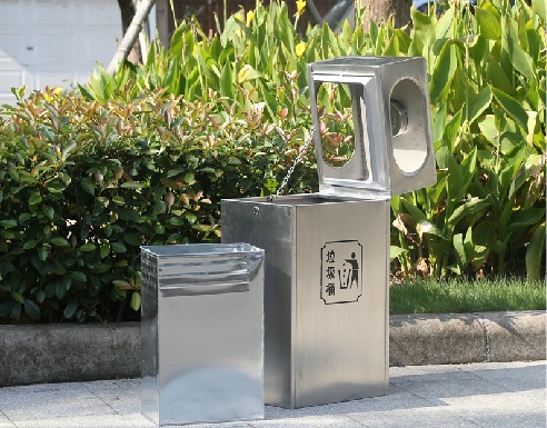 户外不锈钢垃圾桶 不锈钢果壳箱定制 不锈钢烟灰桶