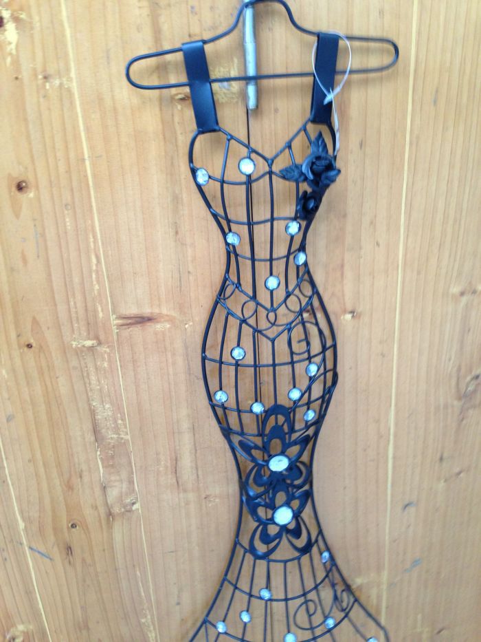 福建泉州库存工艺品批发 家居酒店摆件 创意衣架 铁艺花园摆件 9330