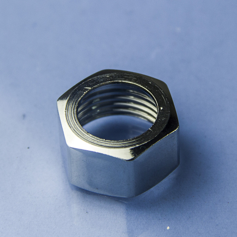 水暖厂家批发多种规格淋浴管配件六角螺帽 花洒软管配件螺母螺帽