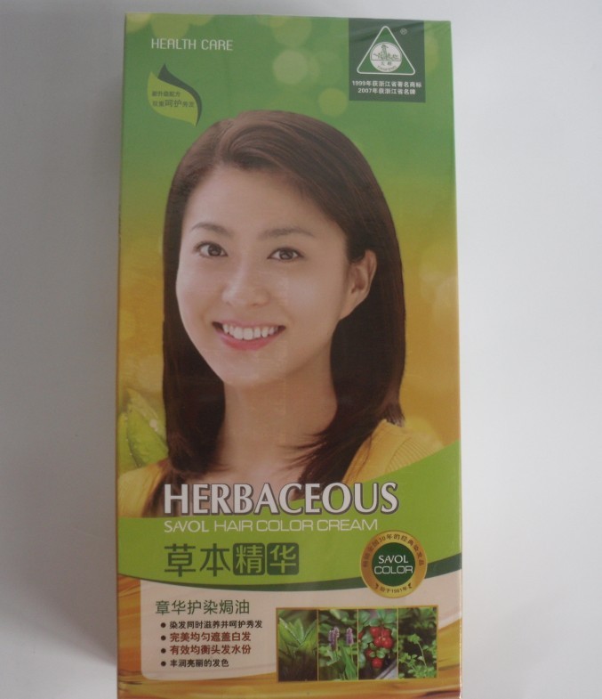 章华草本精华护染焗油染发剂200ml