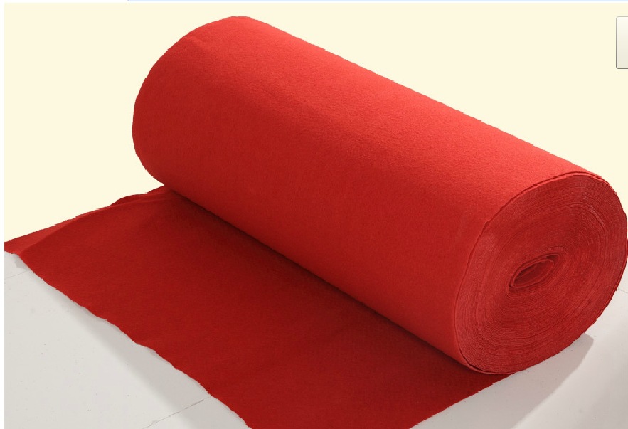 厂家批发 婚庆红地毯开业一次性红地毯酒店宴会地垫 舞台地毯地垫