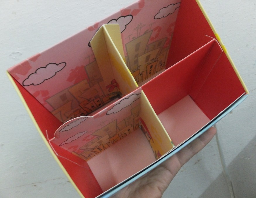 桌面收纳盒制作纸盒子图片