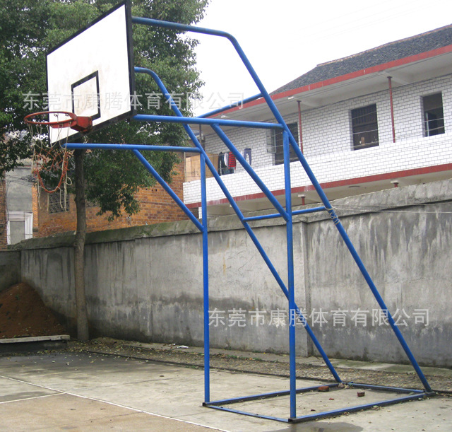 【炮式篮球架】 中国炮式简易 配玻璃纤维蓝板 厂家直销篮球架