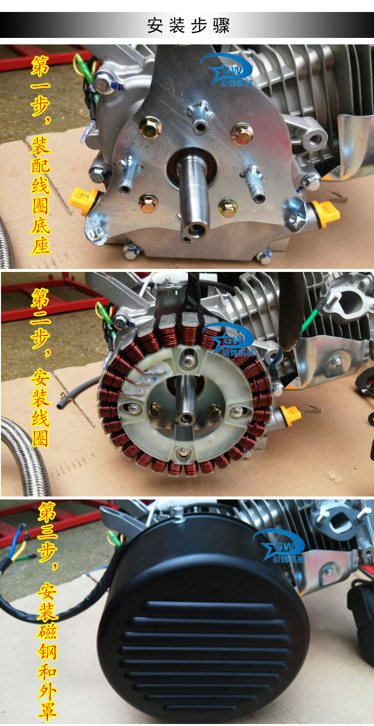 2kw全自動發電機,增程器,充電器,蓄電池48v60v72v三輪車(廂式