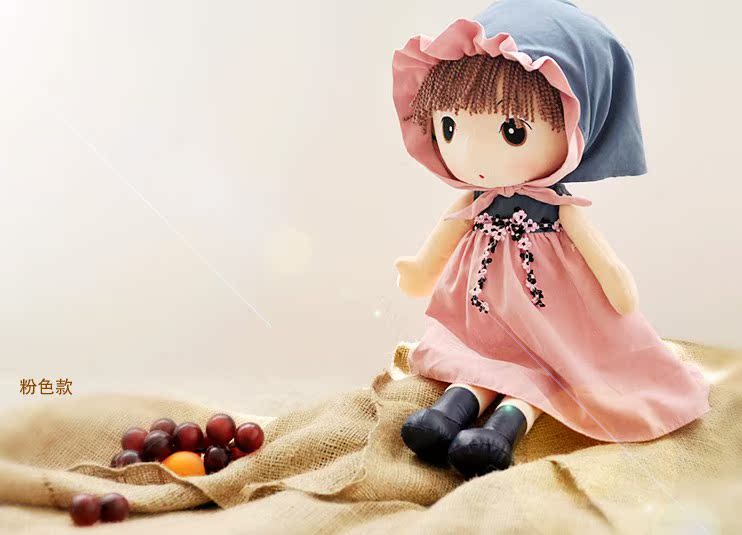 新款童话菲儿可爱布娃娃人物公仔儿童玩具创意礼品生日礼物
