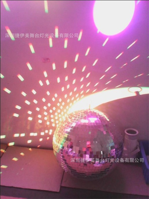 舞台反射玻璃球灯20cm雪球舞台灯光酒吧灯光ktv包房灯舞台玻璃球图片