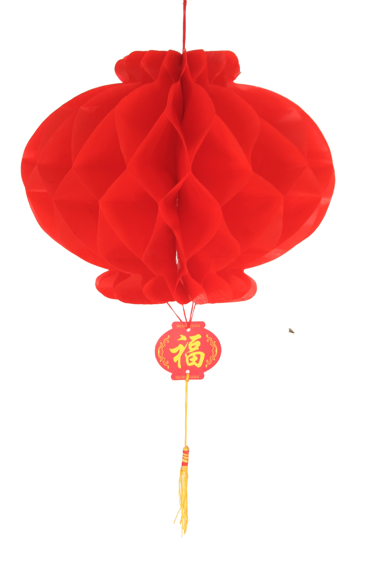 【厂家直销】可折塑料蜂窝大红色平安灯笼
