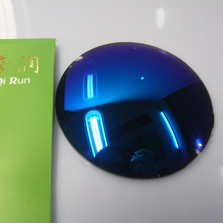 【功能型偏光镜片 炫彩水银膜镜片 红黄蓝绿白5色 镜片厂家低价批发】