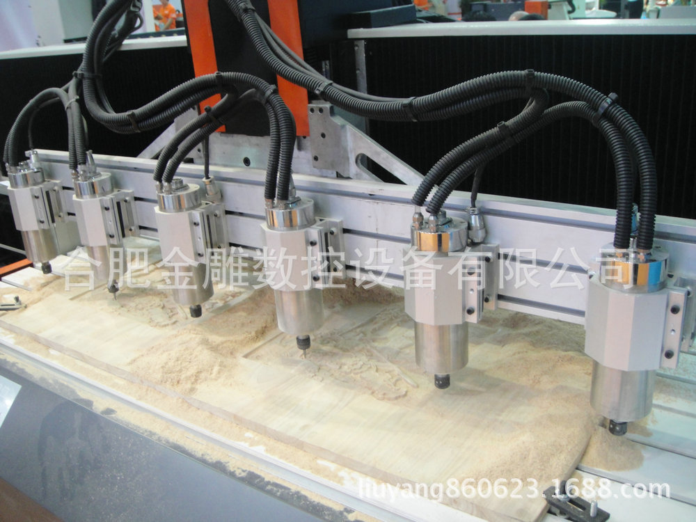 高端立体木工多头浮雕机 2520合肥数控木工雕刻机