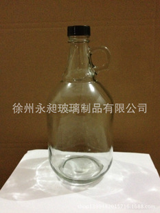 厂家直销2l 4斤酿酒瓶 加州酒瓶 大肚玻璃瓶 提手酒瓶