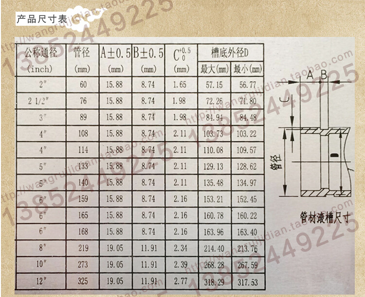 消防管道压槽机沟槽管件滚槽机 219型沟槽机开槽机加工范围76