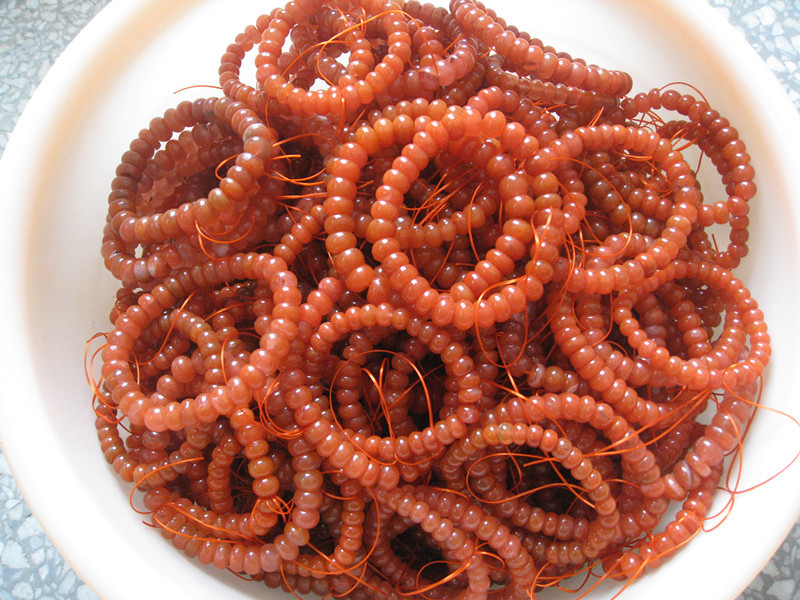 厂家直销 天然南红玛瑙水晶手链散珠算盘珠diy饰品配件批发外贸