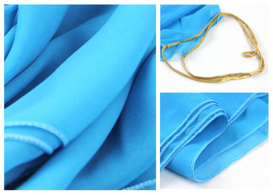 新款荧光素色纯色高档雪纺丝巾 韩版沙滩丝巾 披纱纱巾 批发