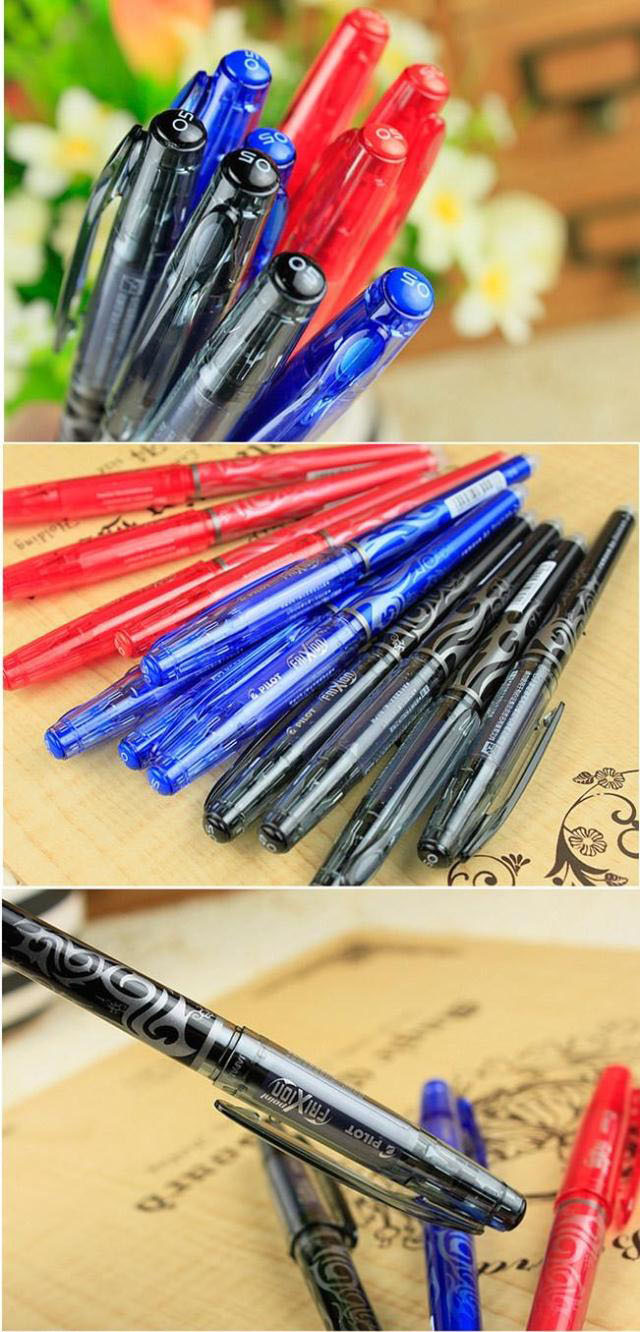 日本pilot 百乐摩磨擦 百乐可擦笔 bl-frp5 针管可擦水笔 0.5mm