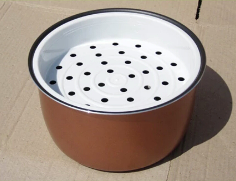 半球】红双喜】三角】电饭煲4l通用塑料蒸笼配件 白色蒸层