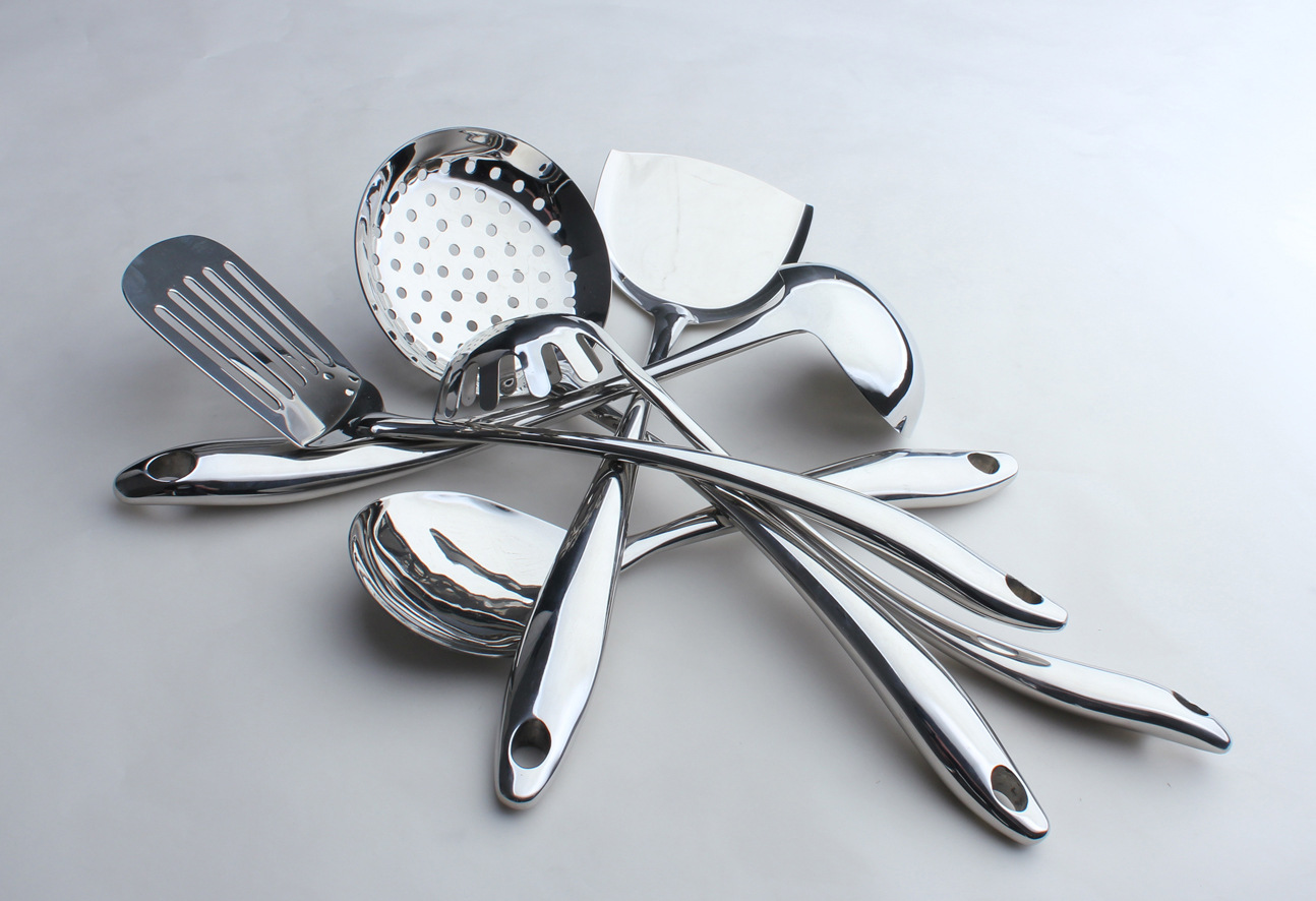 和匠 现货不锈钢空心柄大厨具-漏铲